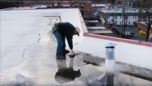 Flat Roof Leak Detection